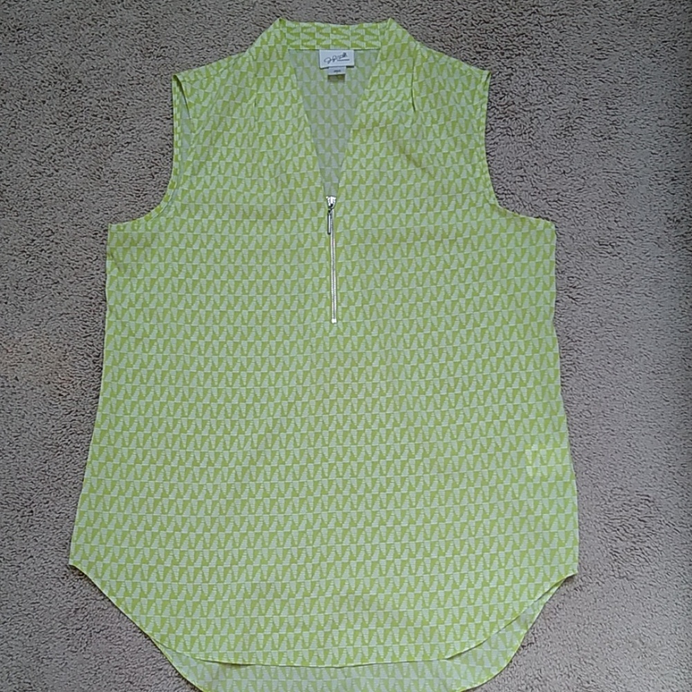 Lime Green Top, NWOT